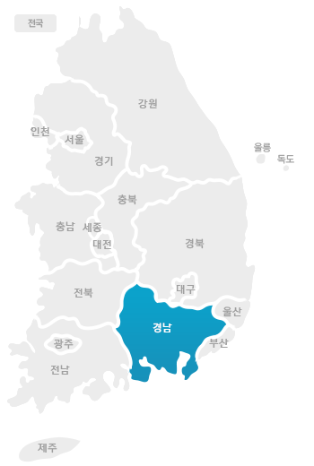 경남 지도