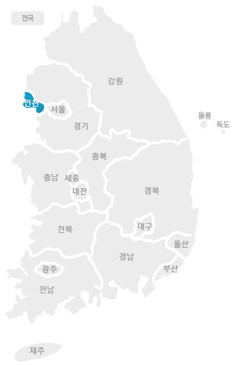 인천 지도