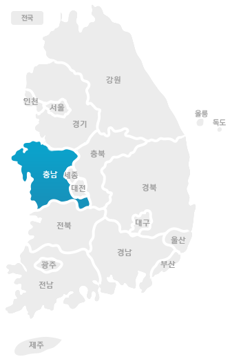 충남 지도