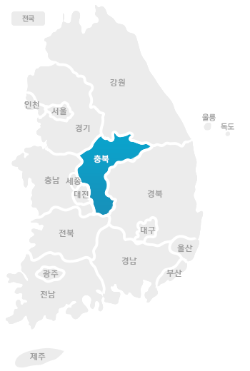 충북 지도