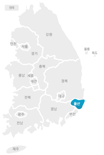 울산 지도