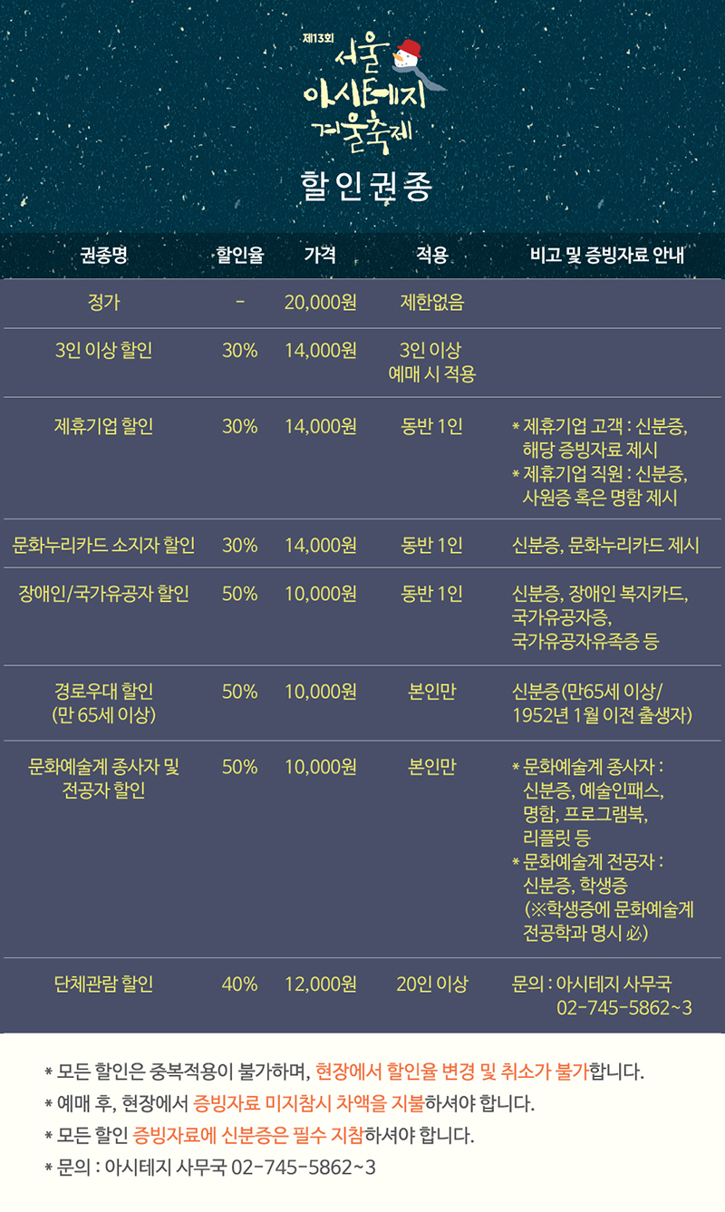 제13회 서울 아시테지 겨울축제, 망태할아버지가 온다 Gallery