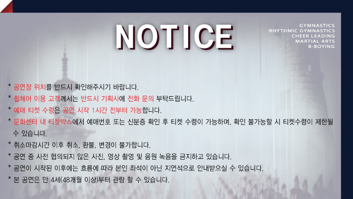 플라잉 [경주] 공연 소개