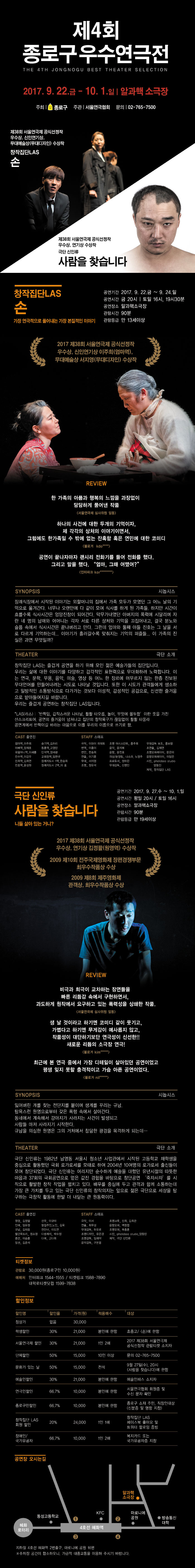 제4회 종로구우수연극전, 사람을 찾습니다 공연 소개