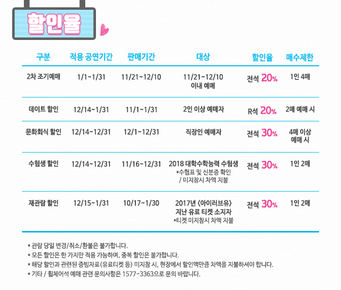 아이러브유 공연 소개