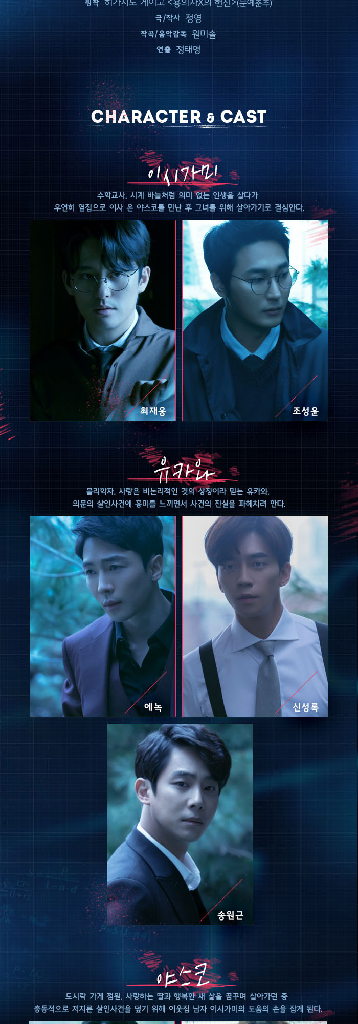 용의자 X의 헌신 공연 소개