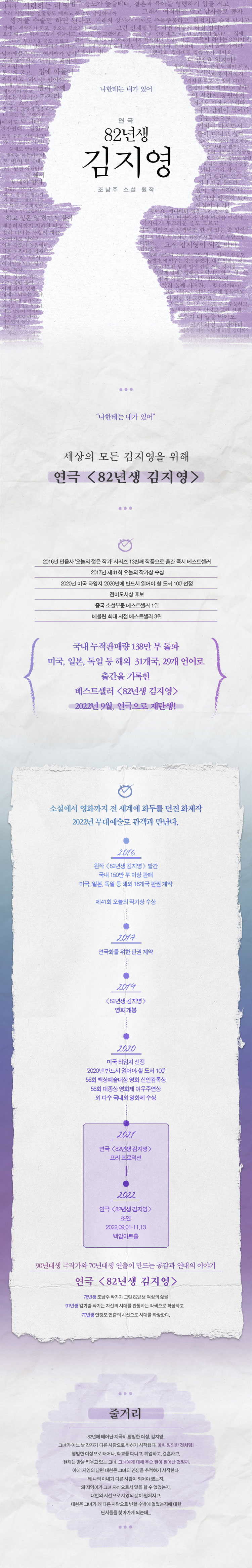 82년생 김지영 공연 소개