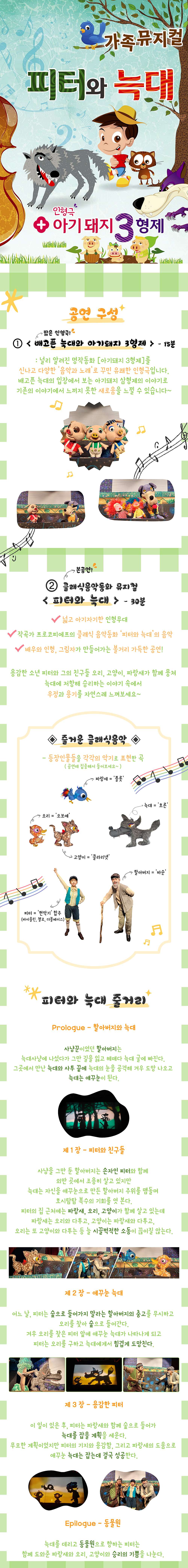 피터와 늑대 공연 소개