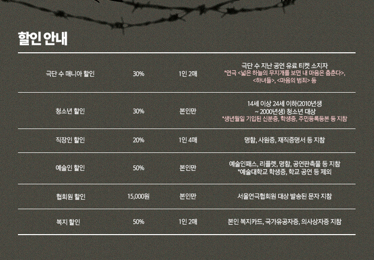 제44회 서울연극제 공식참가작, 띨뿌리 공연 소개