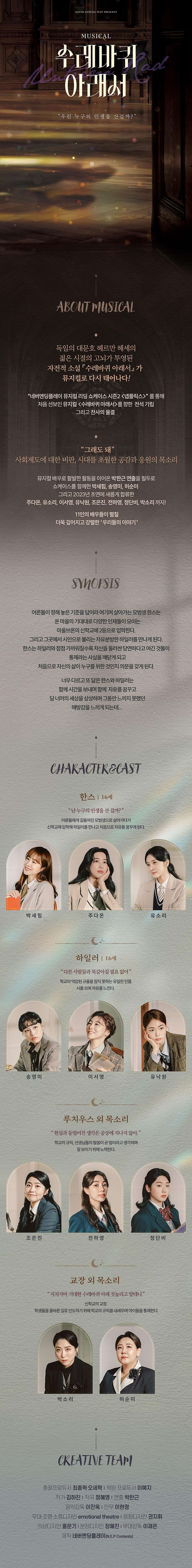 수레바퀴 아래서 공연 소개