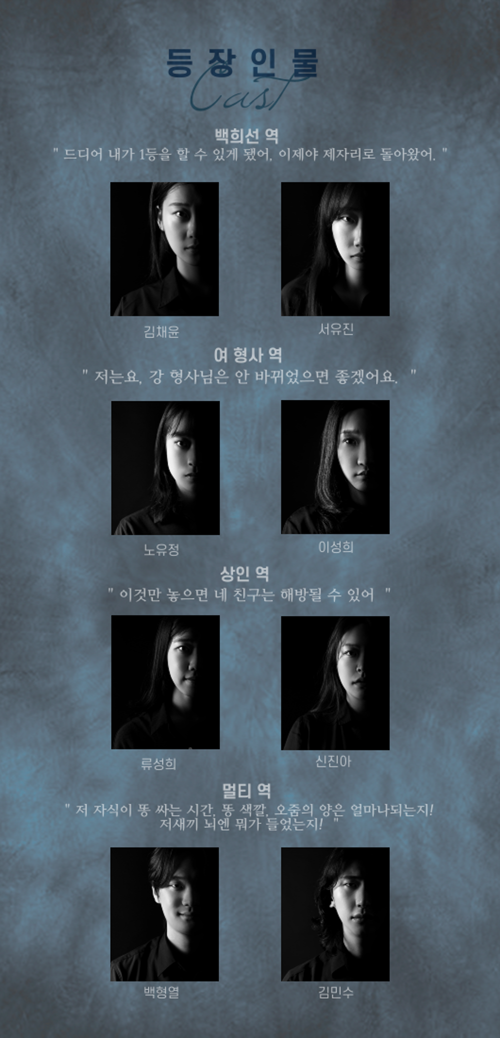 제2회 G.G 경기 청년 연극 페스티벌, 마약: 엇갈린 운명 Gallery