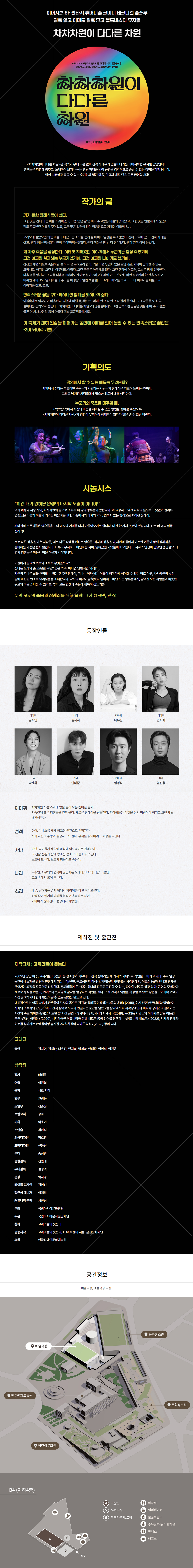 차차차원이 다다른 차원 공연 소개