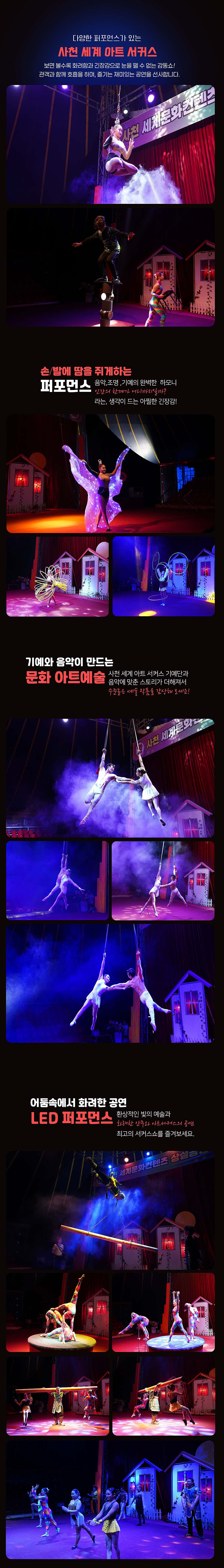 세계아트쇼 사천서커스 소개이미지