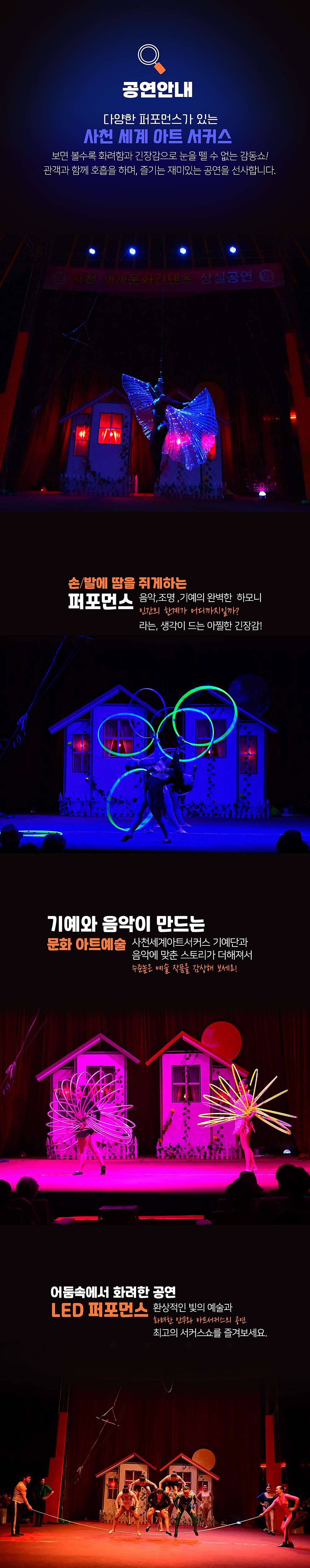 세계아트쇼 사천서커스 소개이미지