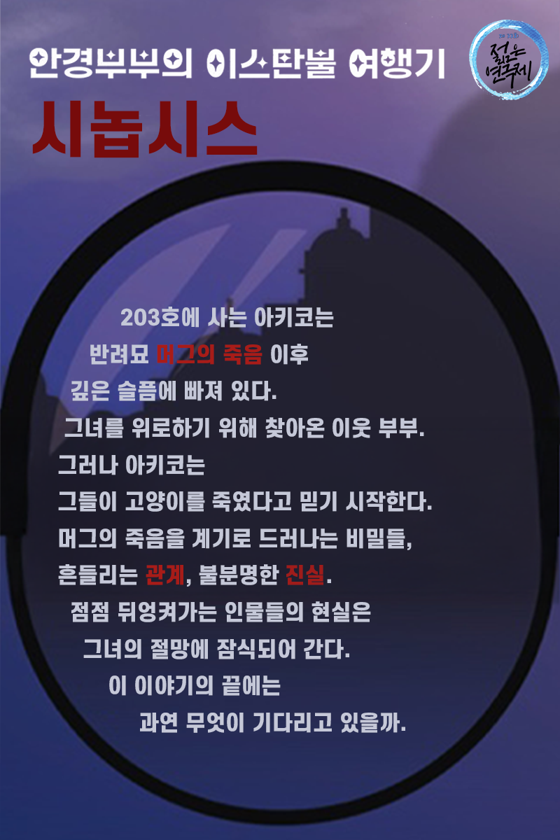 제33회 젊은연극제, 안경부부의 이스탄불 여행기 공연 소개