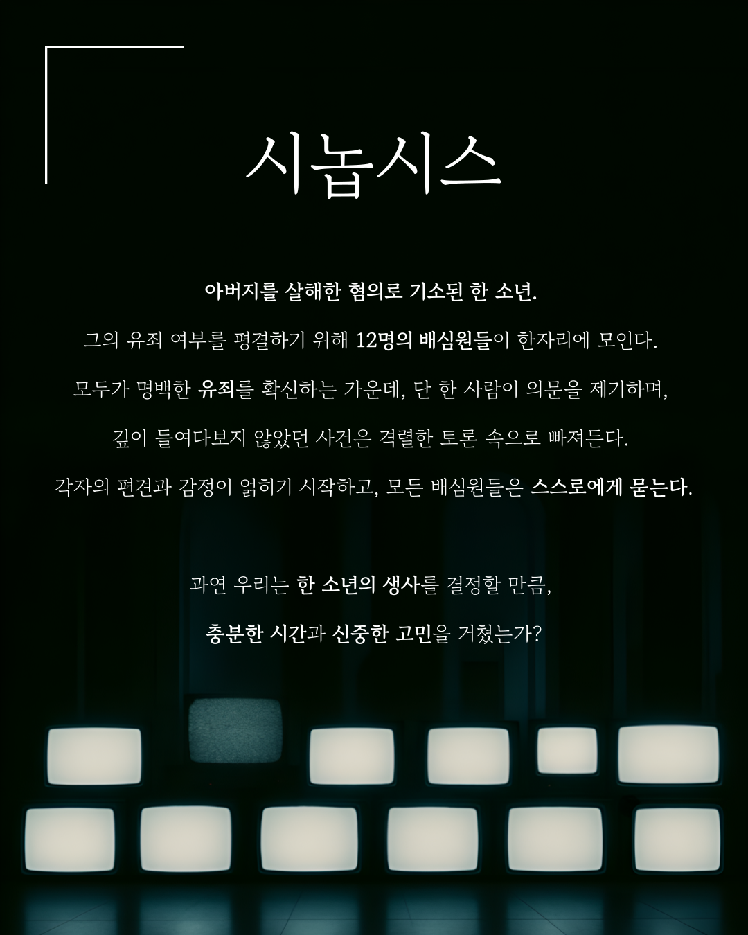 제33회 젊은연극제, 12인의 성난 사람들 공연 소개