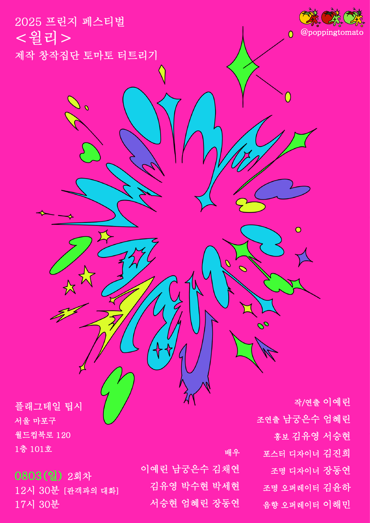 제28회 서울 프린지 페스티벌, 윌리 공연 소개