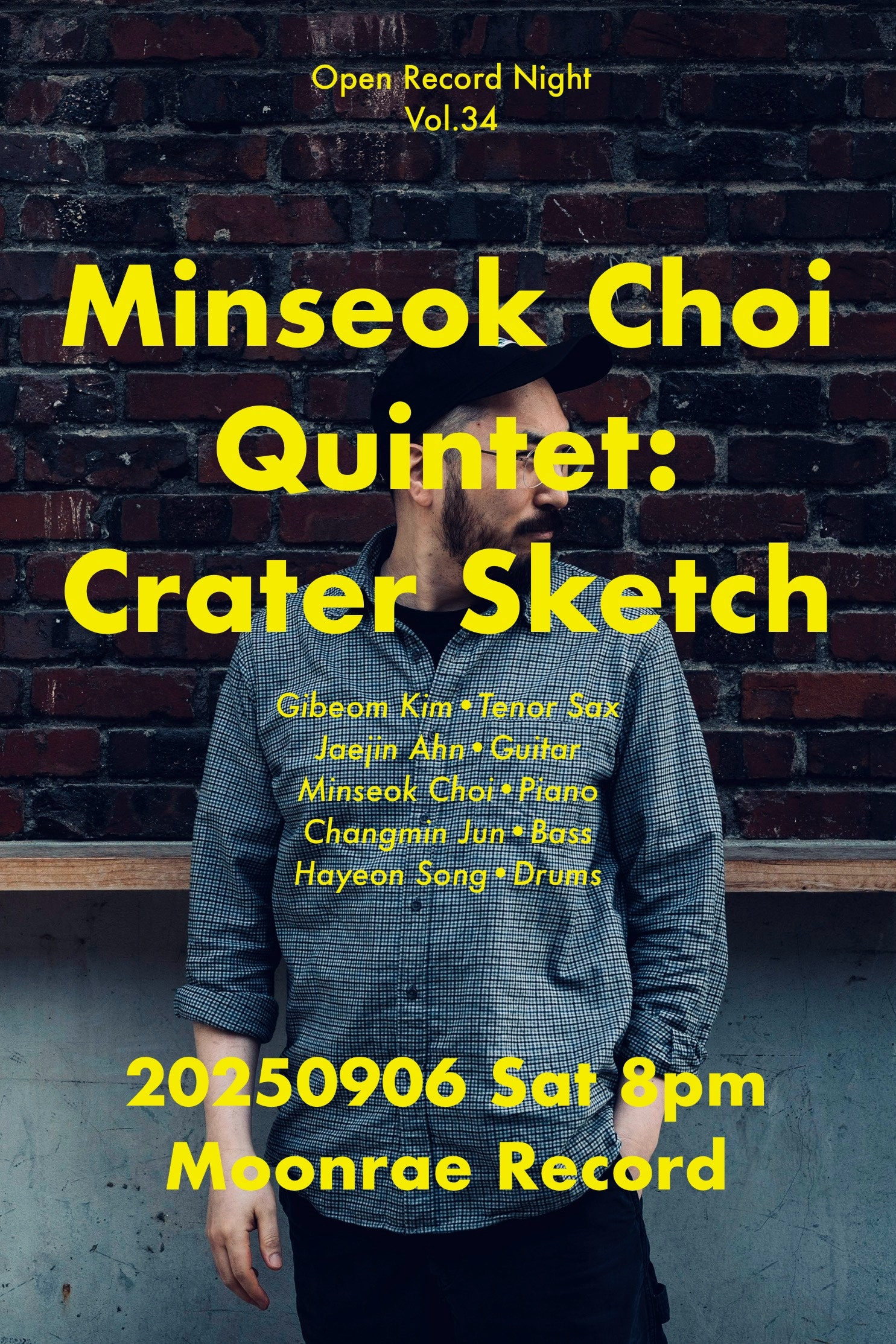 Open Record Night Vol.34 최민석 Quintet Crater Sketch 소개이미지
