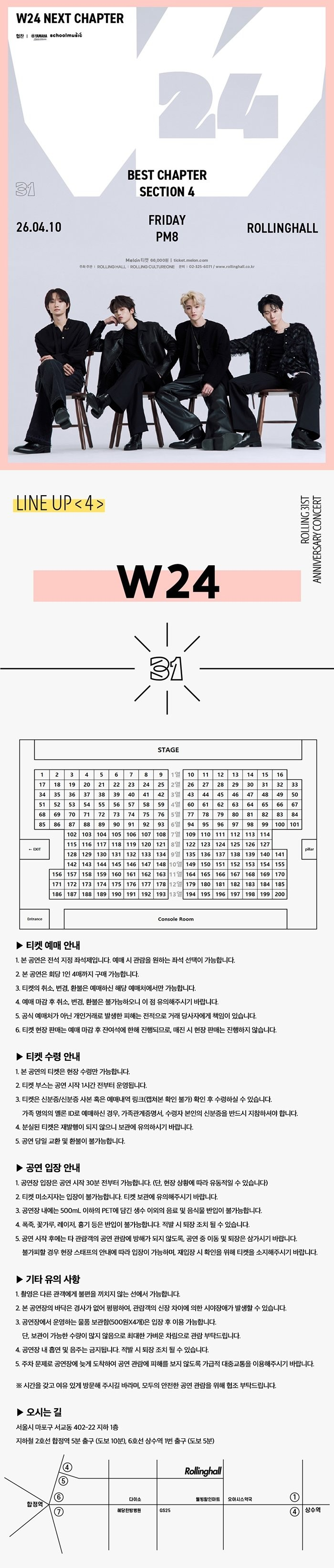 롤링 31주년 기념 공연, W24 Next Chapter: Best Chapter Section 4