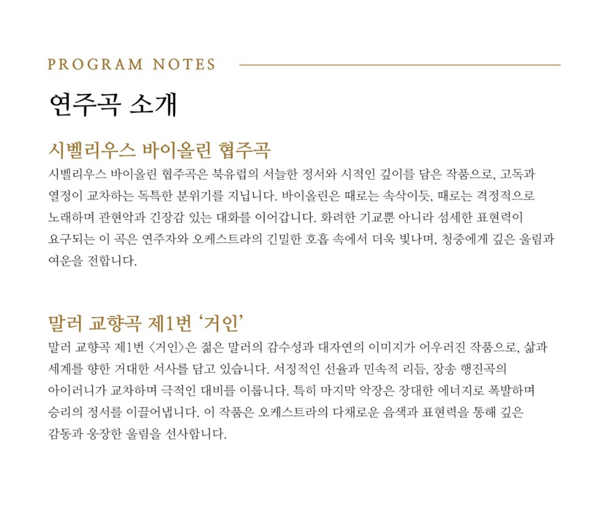 제20회 팡세오케스트라 정기연주회 소개이미지