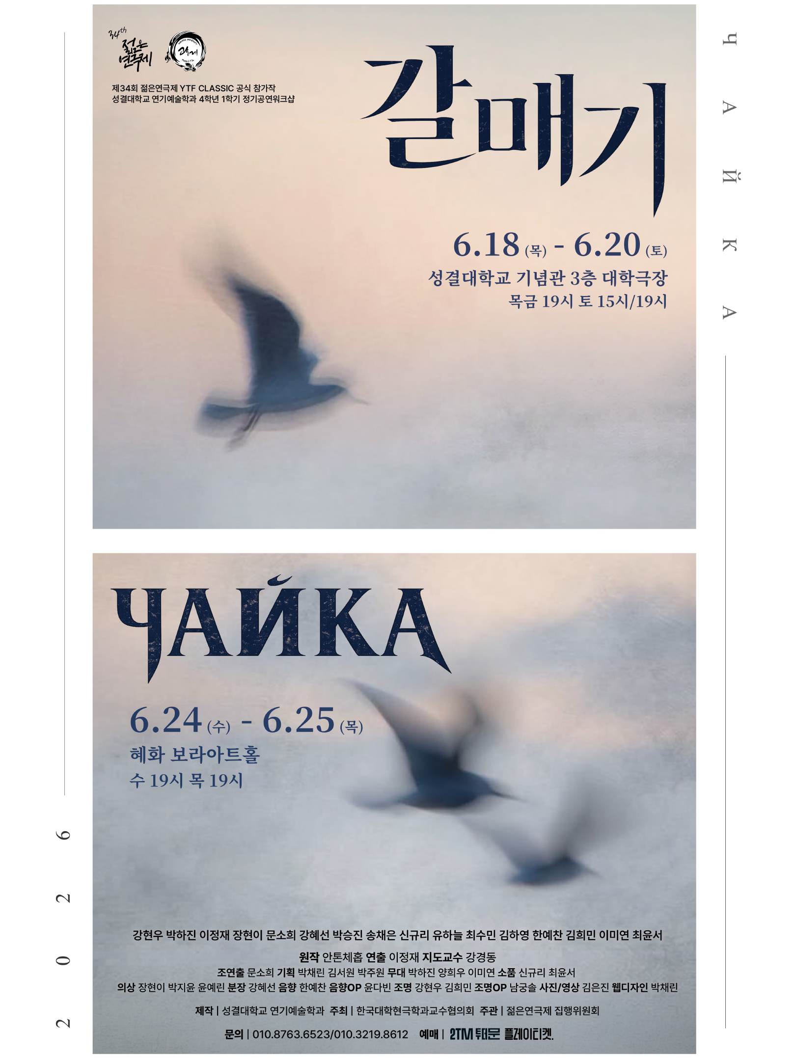 제34회 젊은연극제, 갈매기 소개 이미지 1