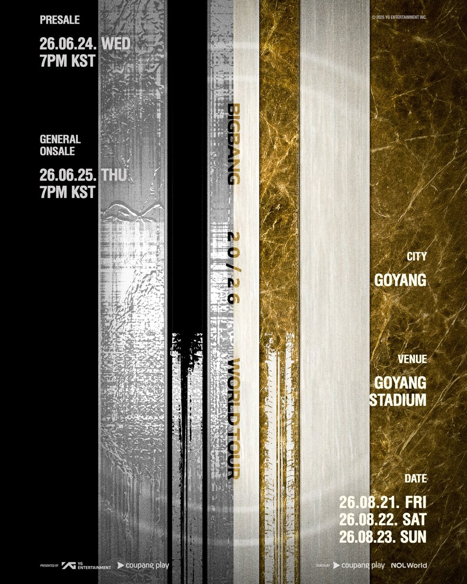 BIGBANG WORLD TOUR 고양 소개이미지