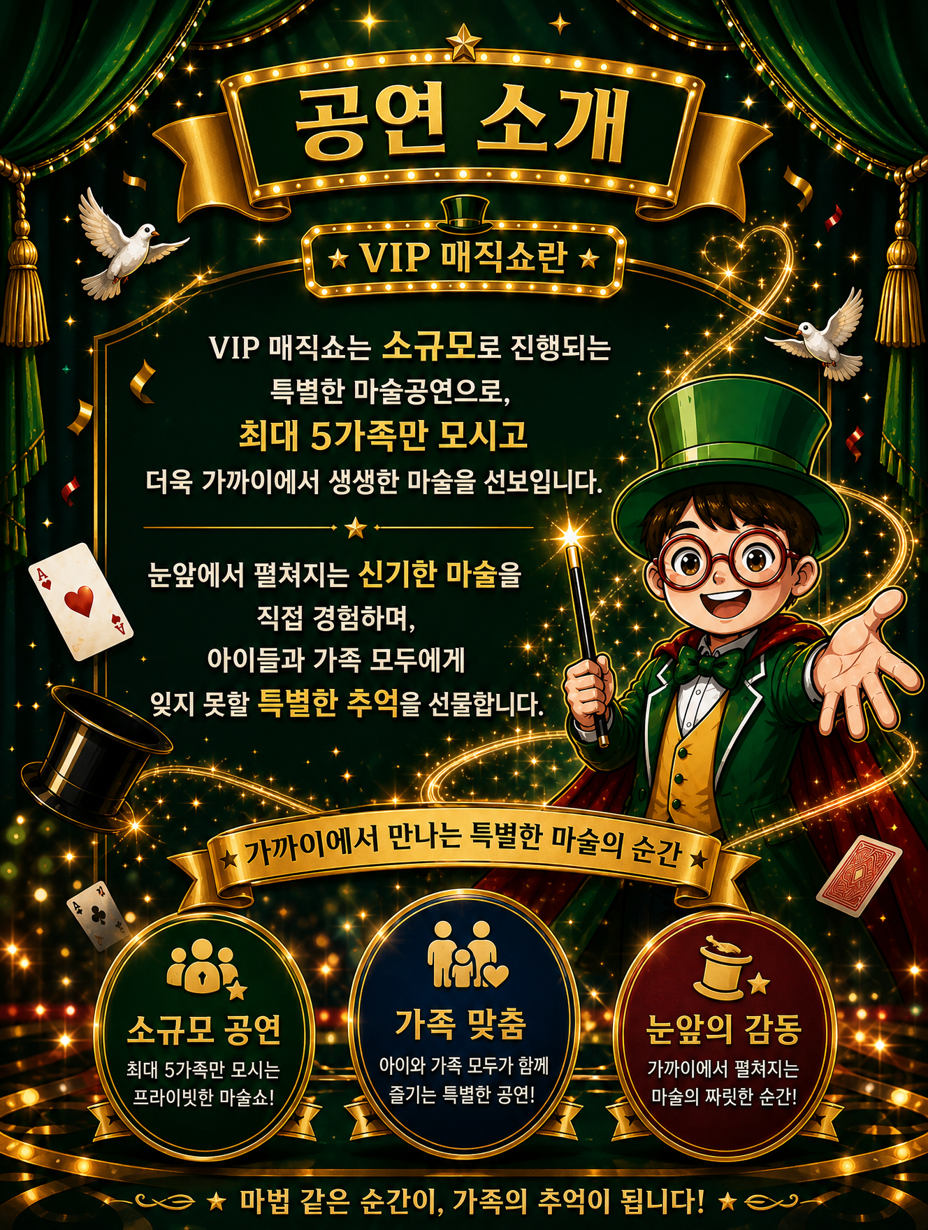 초록마술사의 VIP매직쇼 부산 소개이미지