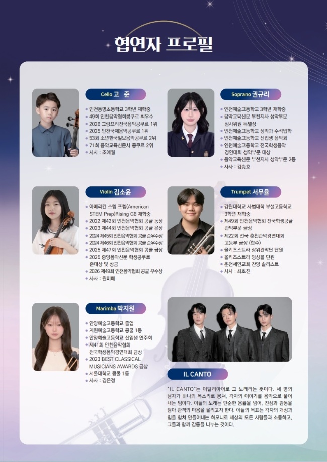제29회 청소년 협주곡의 밤 인천 소개이미지