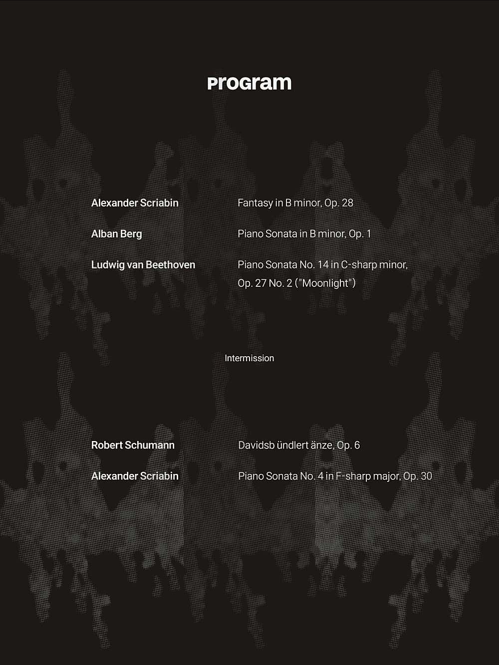 올리버 케른 피아노 리사이틀 Oliver Kern Piano Recital: Fantasies and Dances 소개 이미지 2