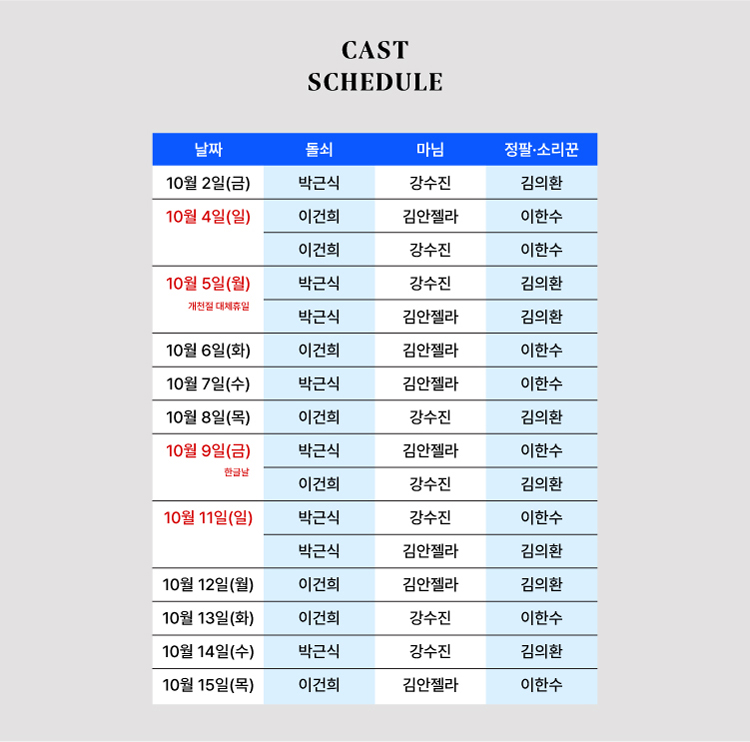창작ing, 돌쇠전 공연 소개