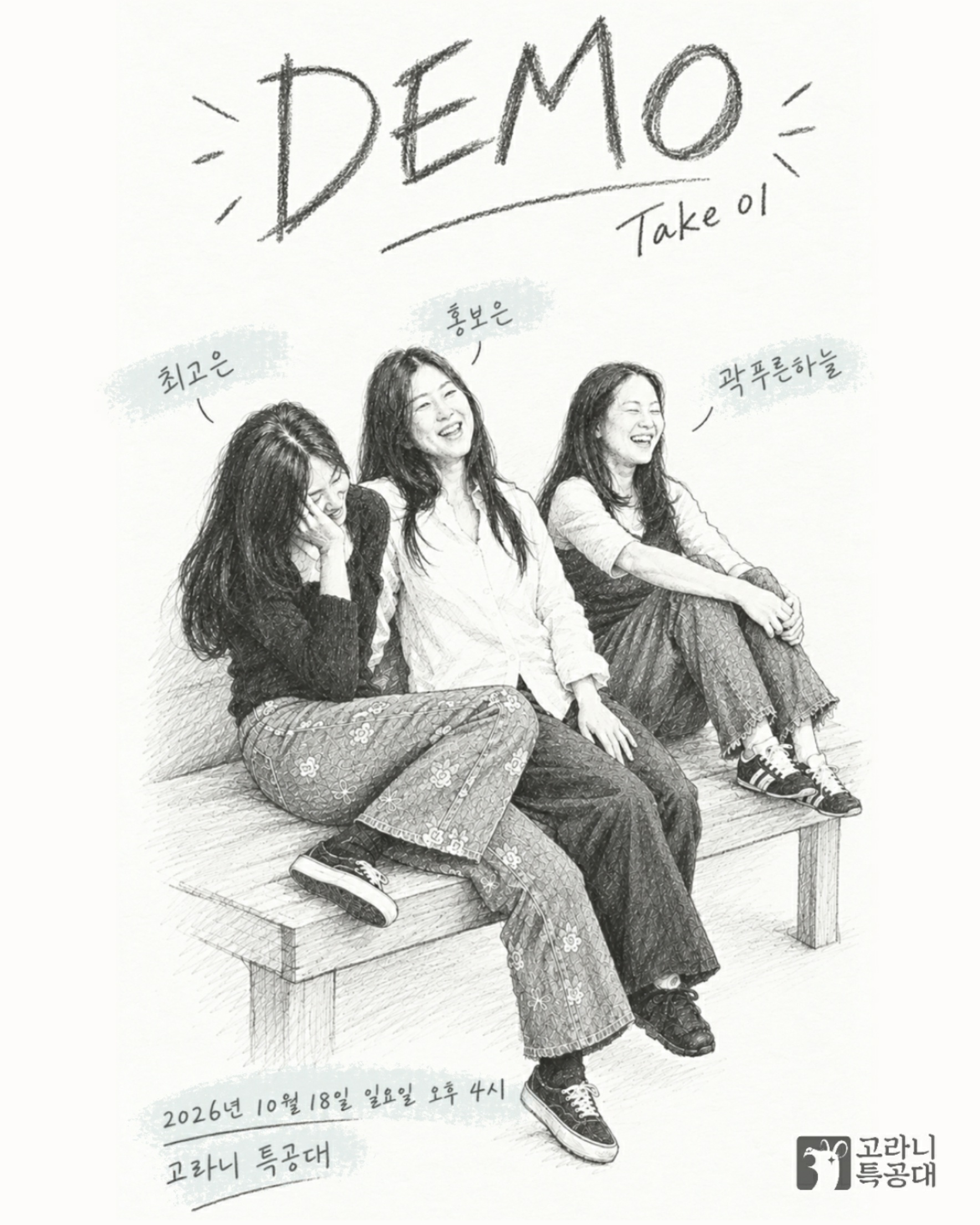 EARS-UP DEMO, take 01: 최고은 & 홍보은 & 곽푸른하늘 소개 이미지 1