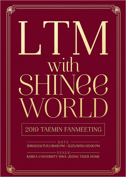 TAEMIN FANMEETING: LTM with SHINee WORLD