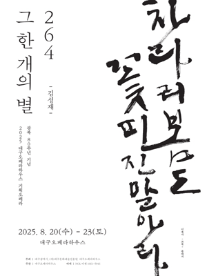 264, 그 한 개의 별 [대구]공연 포스터