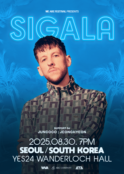 Sigala Live in Seoul 세부정보