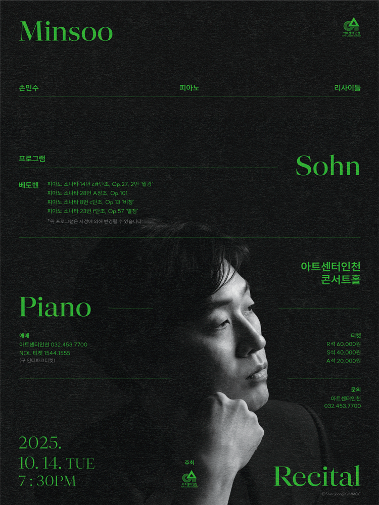 손민수 피아노 리사이틀 인천 세부정보