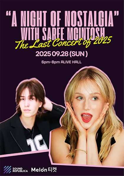 새리 매킨토시 단독공연 A Night Of Nostalgia with Saree McIntosh 세부정보