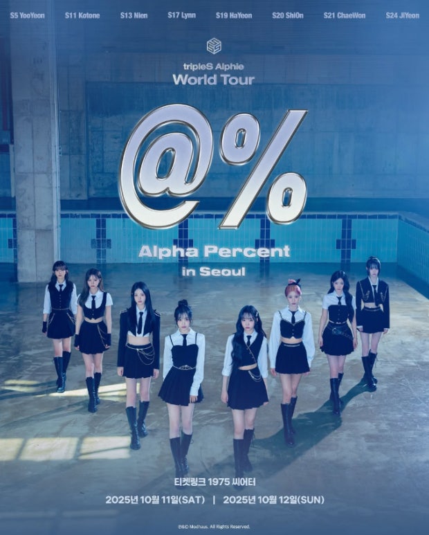 tripleS Alphie World Tour Alpha Percent 서울 세부정보