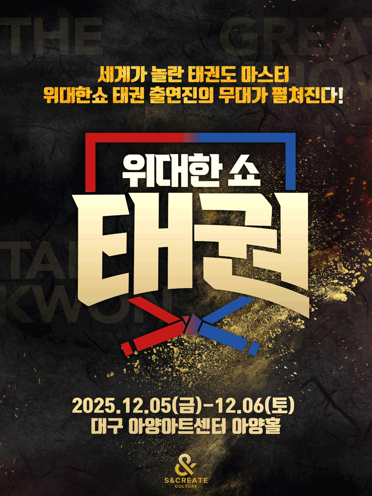 위대한쇼 태권 대구 세부정보