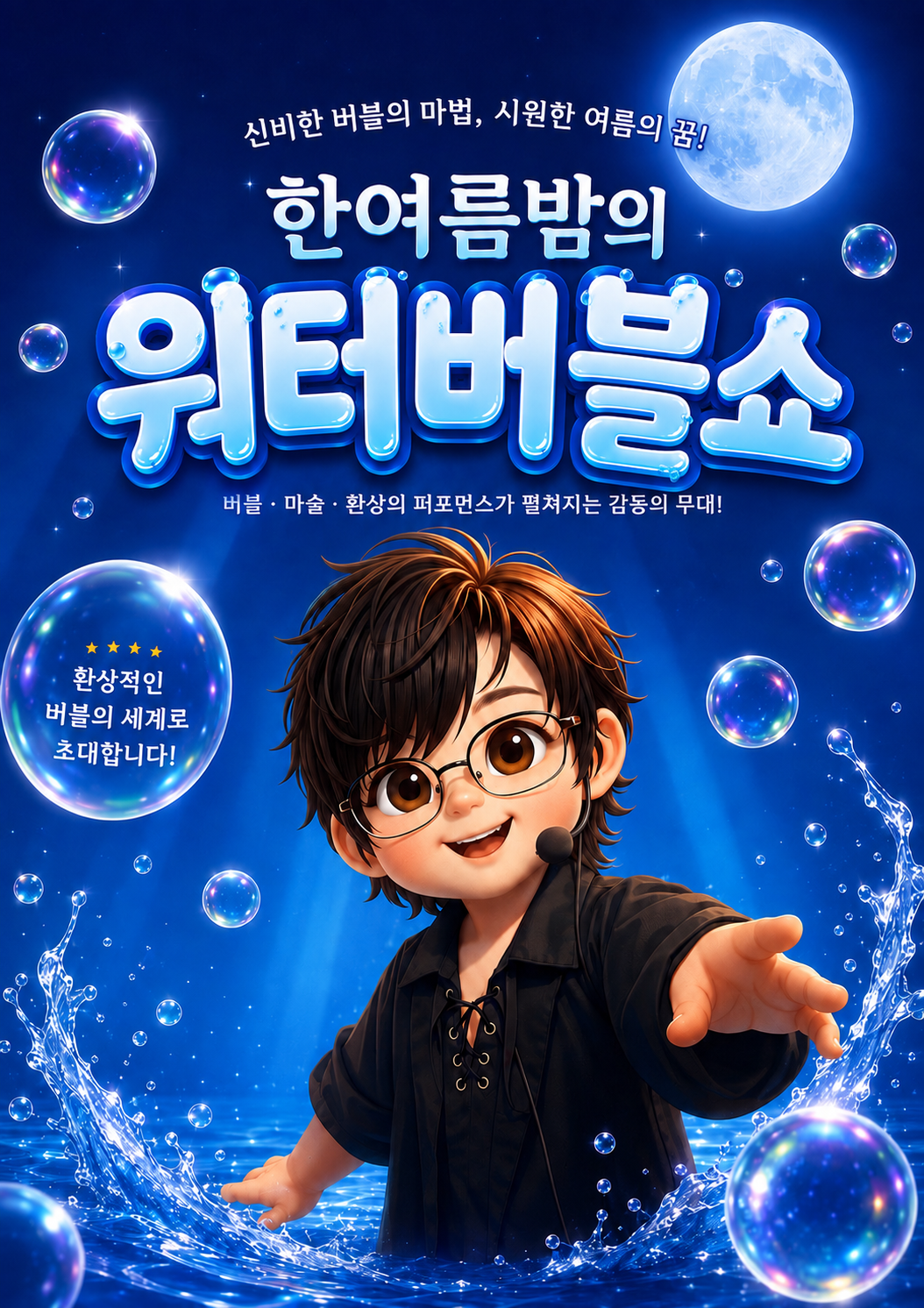 한여름밤의 워터버블쇼 [인천] 포스터