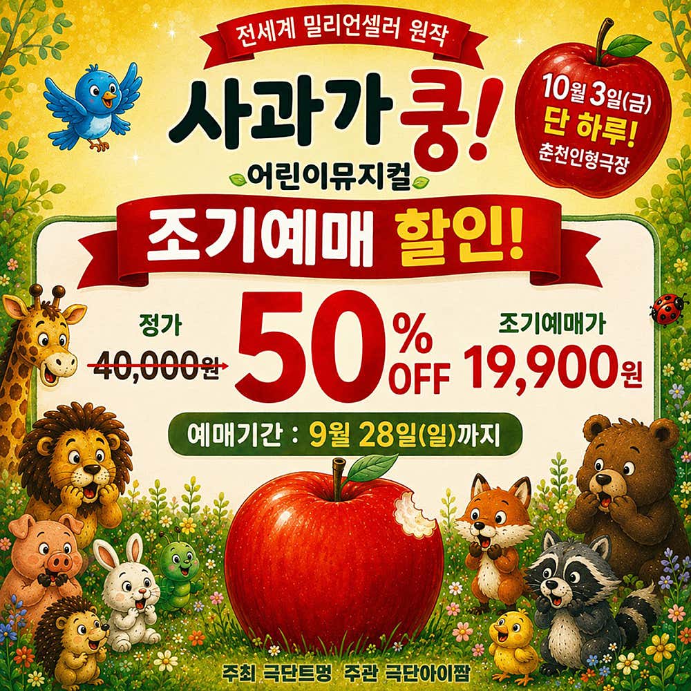 사과가 쿵! [춘천] 포스터