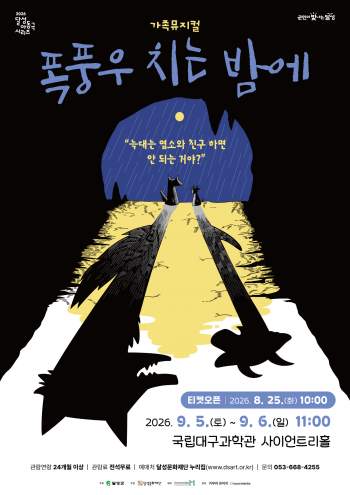 달성 아동극 시리즈, 폭풍우 치는 밤에 [대구] 포스터