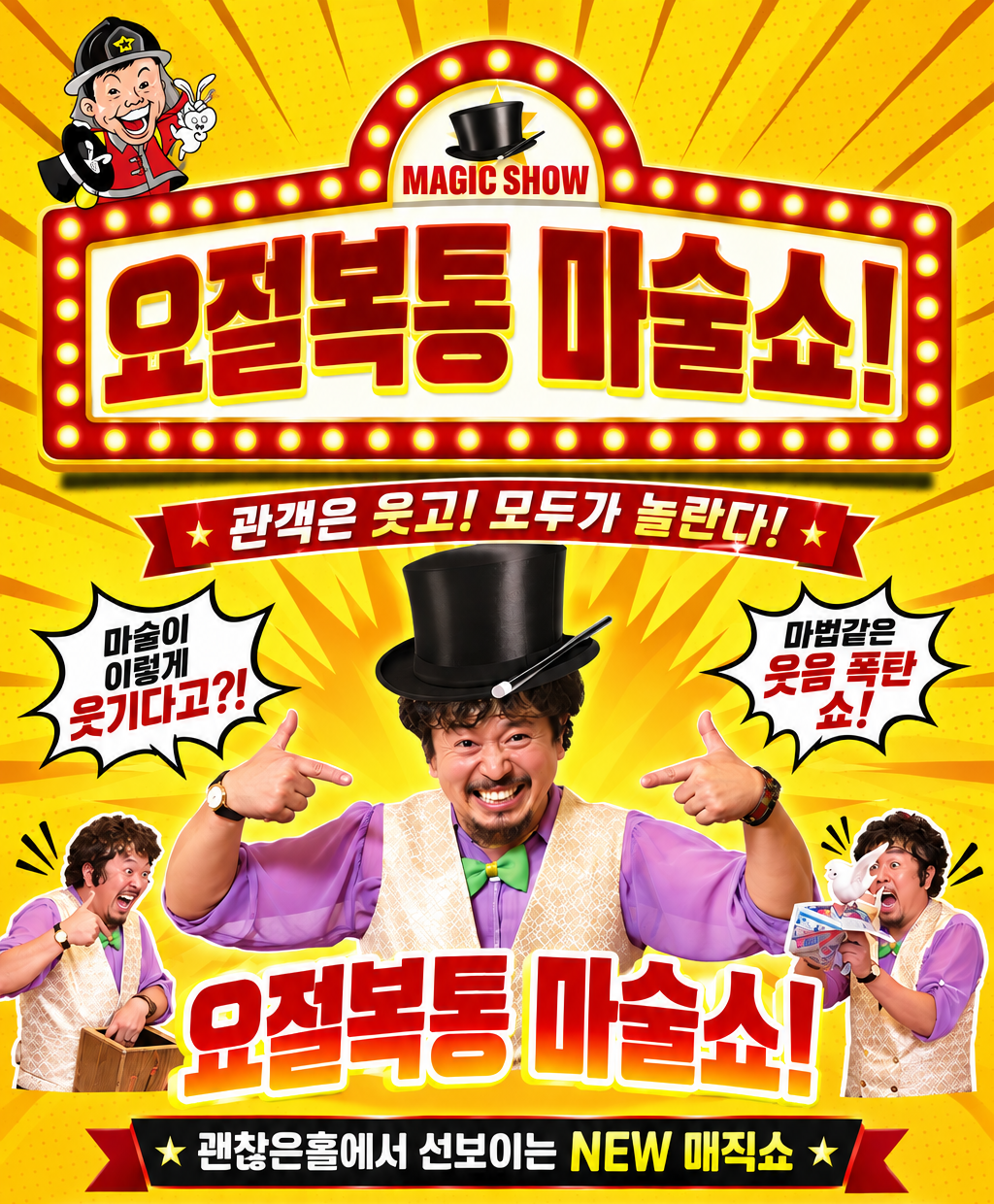 소방관 마술쇼 2탄: 요절복통 마술쇼 [김포] 포스터