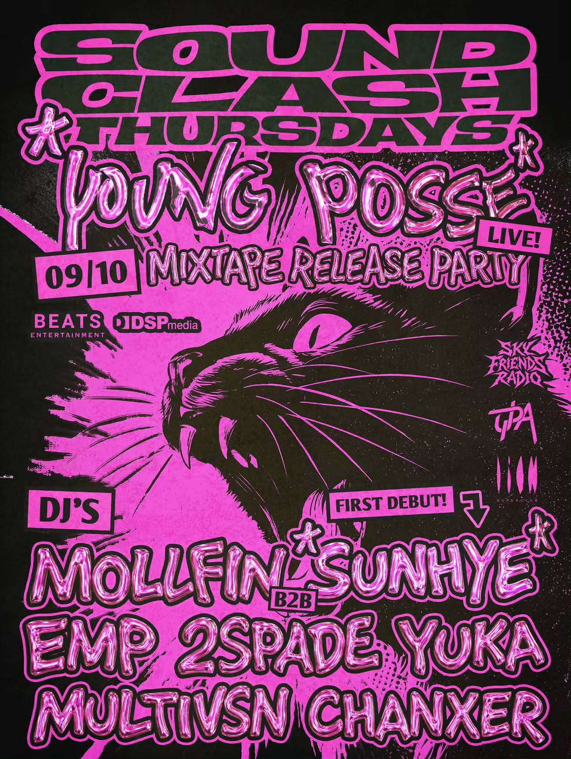 SOUNDCLASH THURSDAY’S 포스터