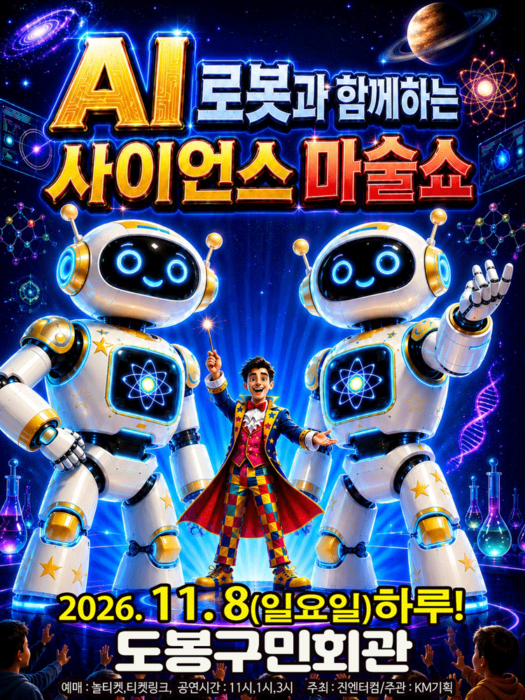 AI로봇과 함께하는 사이언스 마술쇼 [서울 도봉] 포스터