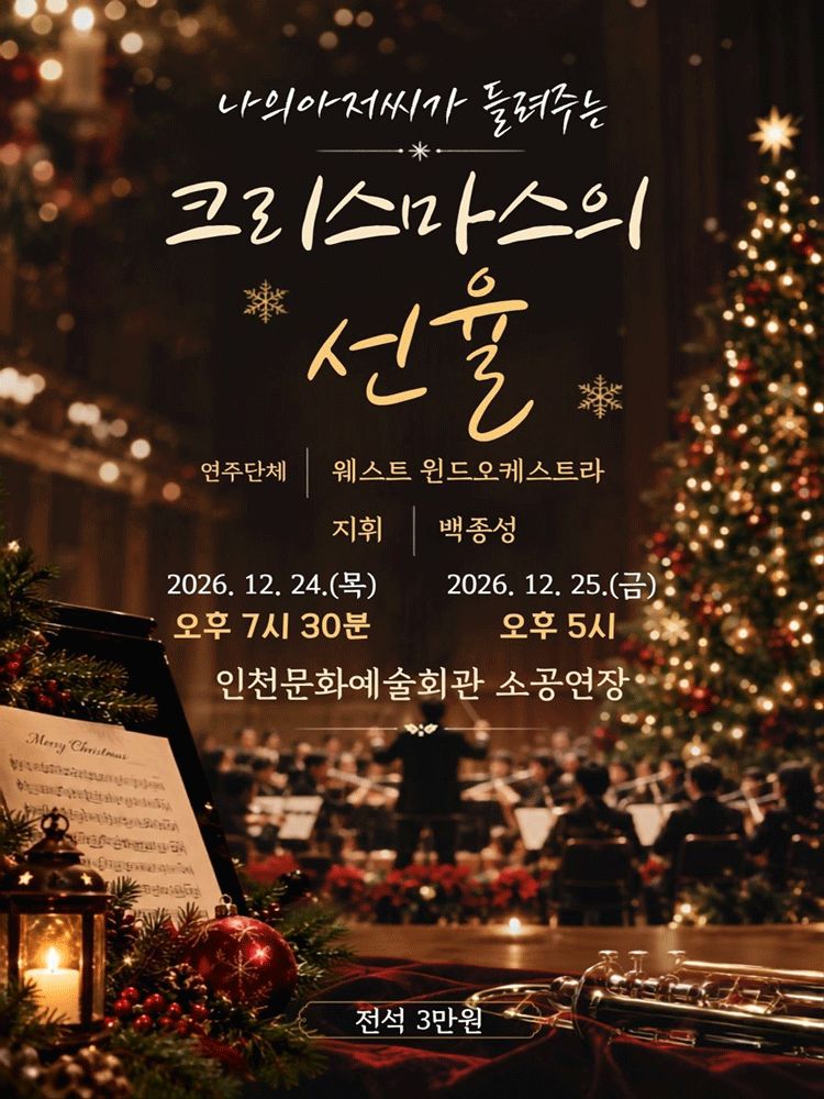 나의 아저씨가 들려주는 크리스마스의 선율 [인천] 포스터
