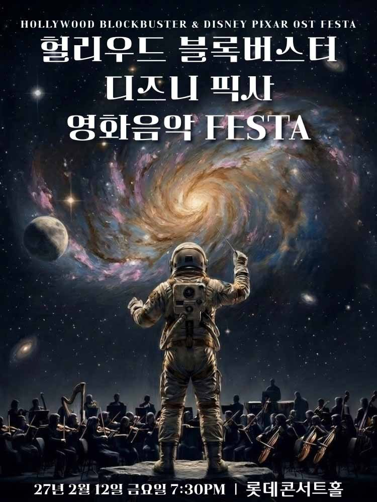 헐리우드 블록버스터 &amp; 디즈니 픽사 영화음악 FESTA [서울] 포스터