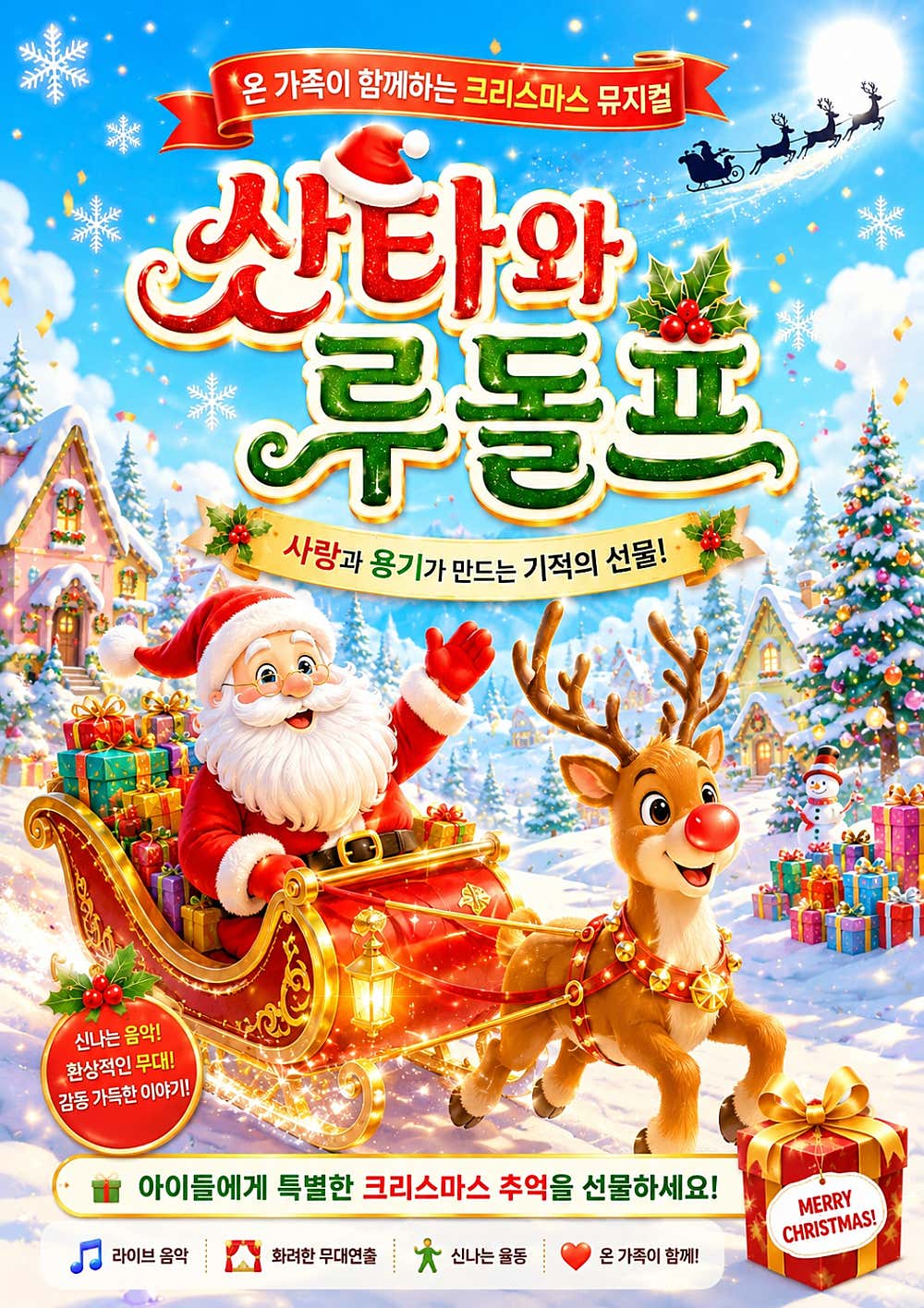 산타와 루돌프 상세 소개 1