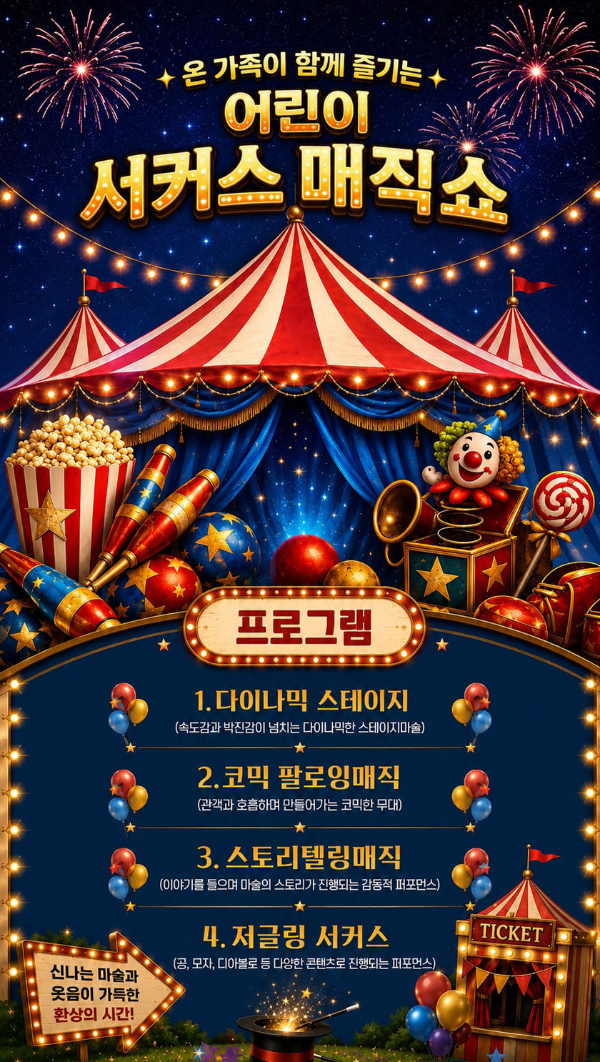 어린이 서커스 매직쇼 상세 소개 2