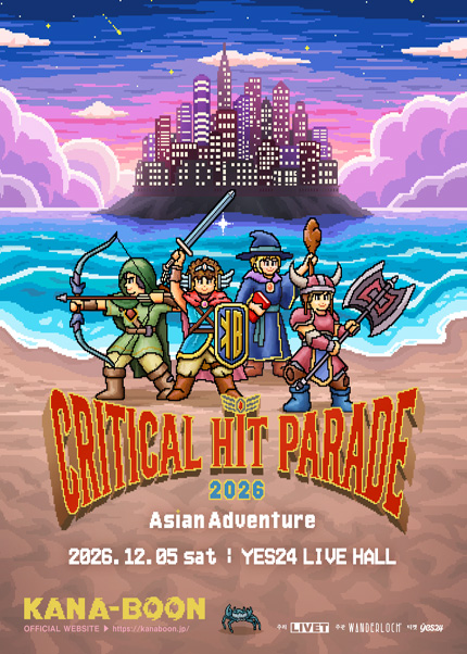 Poster KANA-BOON, CRITICAL HIT PARADE: Asian Adventure