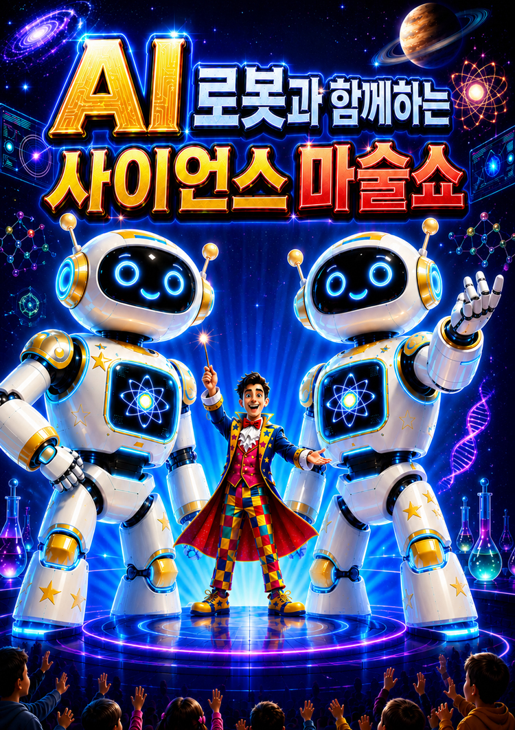 Poster AI로봇과 함께하는 사이언스 마술쇼 [제주]